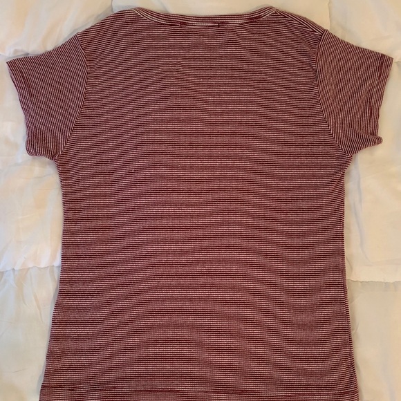 Brandy Melville red striped shirt - Picture 2 of 4